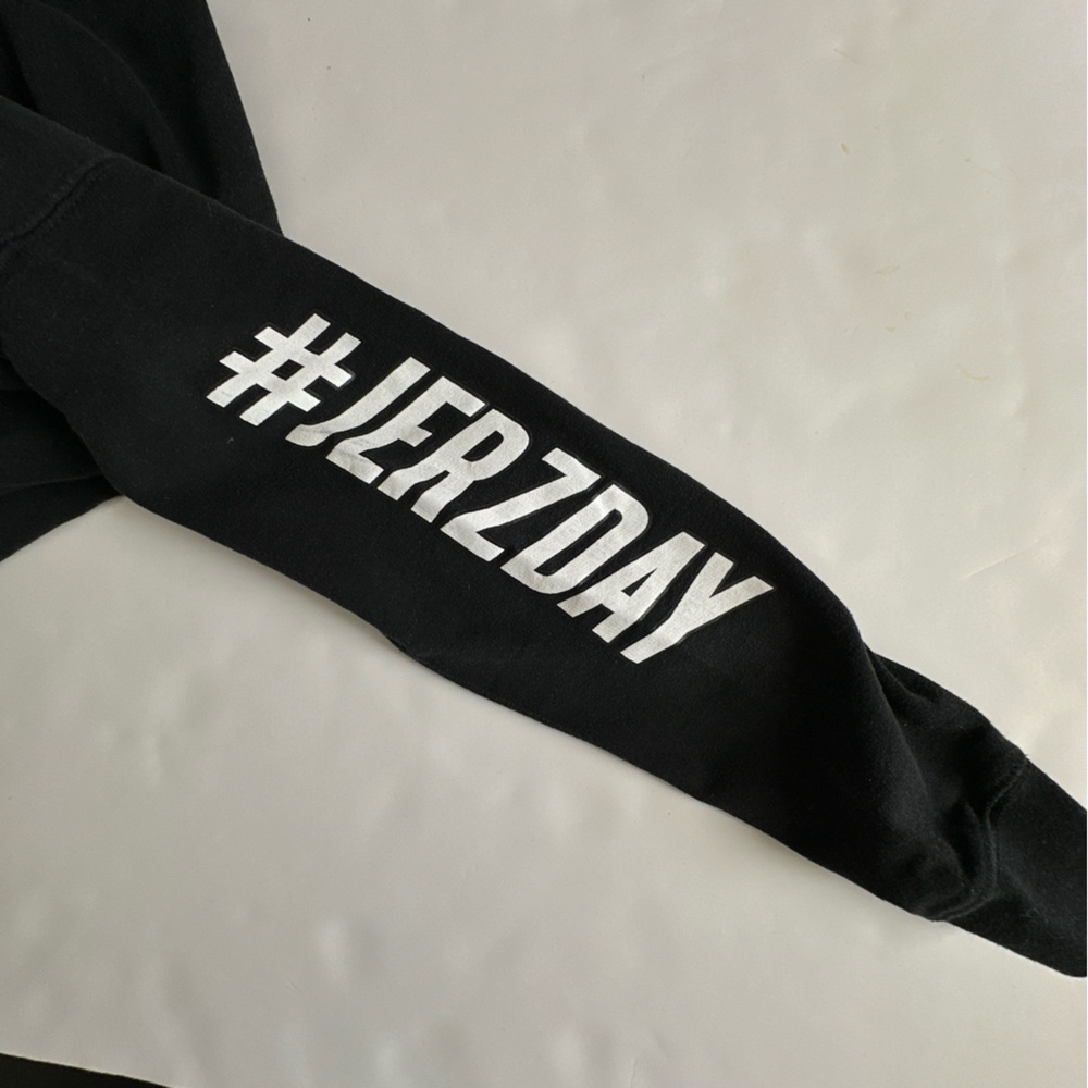 Navy Blue Jersey Shore Hoodie - Picture 11 of 13